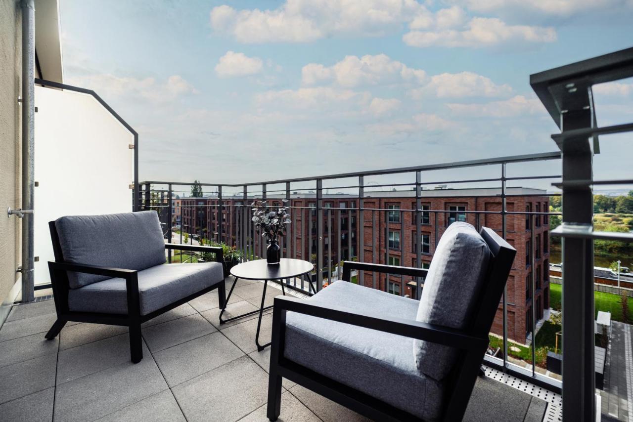 Nk Apartments - Hafencity Dresden Mit Elbblick - Modern & Zentral Extérieur photo